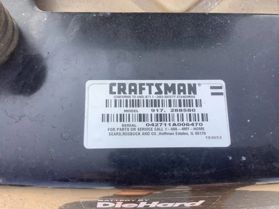 Used CRAFTSMAN YT4500 917.288580 Mowers Michigan US | Miedema Asset Management Group #1322399