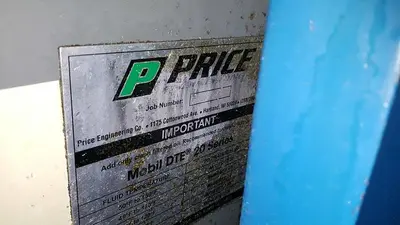 USED PRICE ENGINEERING 3 HP HYDRAULIC POWER PACK