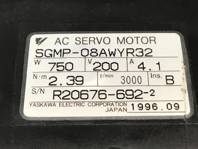 USED YASKAWA SGMP-08AWYR32