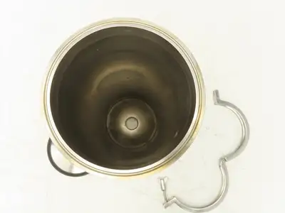 304 Stainless Water Circulator Housing 2 Gallon Tank 1.5" Tri-Clamp 6"x 21"L