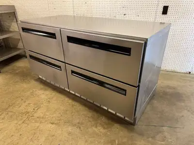 Used Delfield Used Delfield UCD4064N 4 - drawer Undercounter/Worktop Refrigerator 115V - 2 Worktop Refrigerators Illinois US | Falcon Restaurant Supply #1373795