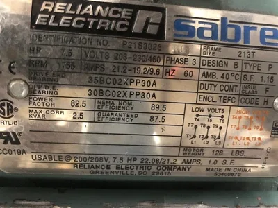 Whitlock Vacuum Pump Model 10