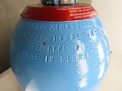 Hydac SB600-50 Hydraulic Bladder Accumulator 5000 PSI 50L