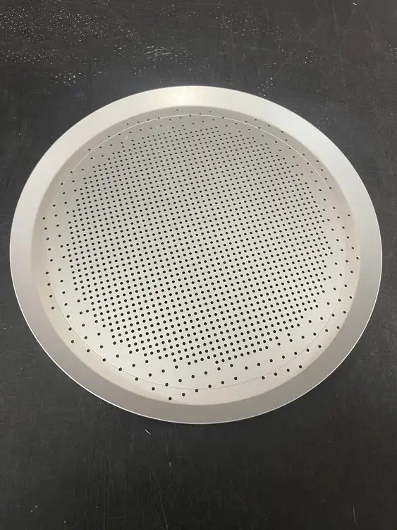 New | in-Stock Carlson New 15" Carlson Large Perforated Pizza Hut Pizza Pan Pans Illinois US | Falcon Restaurant Supply #1375687