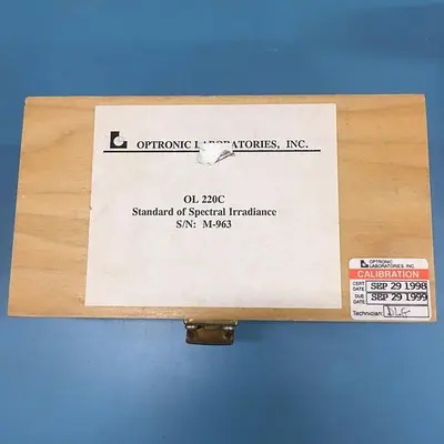 OPTRONIC LABORATORIES OL 220C Standard of Spectral Irradiance