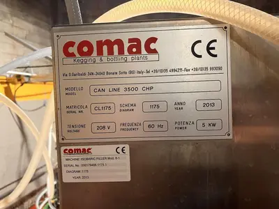 USED 2013 COMAC ISOBARIC FILLER MOD 8-1