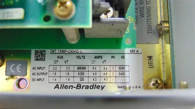 2 HP Allen Bradley 1336F-DEMO U Variable Frequency Drive Demonstration Unit Used