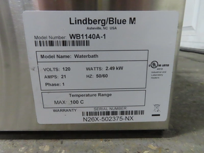 USED Blue M WB-1140A-1