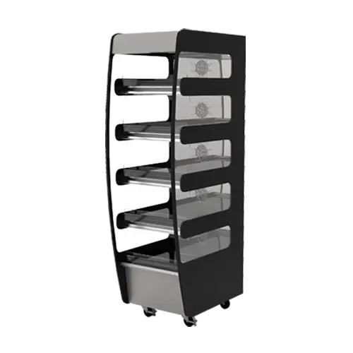 Flexeserve 21 4/5" Self Service Floor Model Heated Display Case - (5) Shelves, 208v (5T-600C)