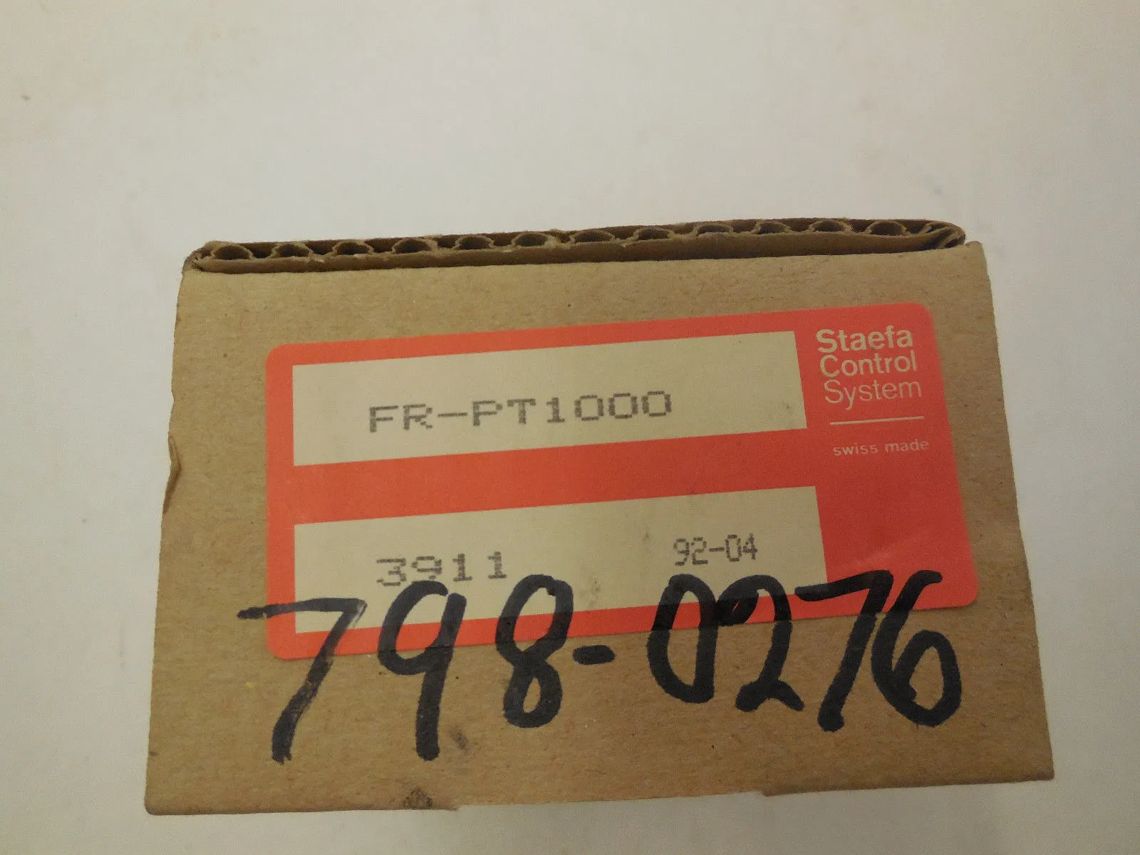 NEW STAEFA CONTROL SYSTEMS FR-PT1000 FRPT1000