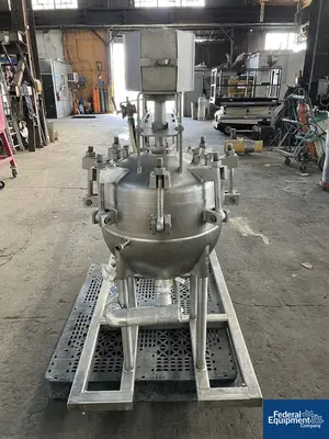 USED Lee Industries 20 Gal Lee Double Motion Reactor, 316L S/S, 150/90#