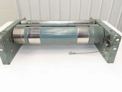 Hytrol 24" Slider Bed Belt Conveyor Take-Up Tail Pulley Assembly 4" Pulley