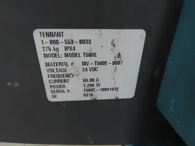 Tennant T500E Walk Behind Floor Scrubber 32" Disc Auto Scrubber 730H