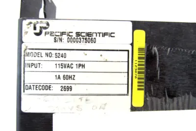 REPAIRED PACIFIC SCIENTIFIC 5240 INDEXER / DRIVE