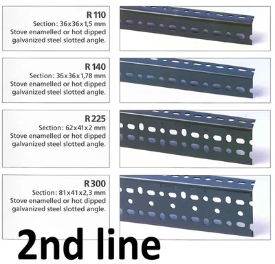 USED COLOMBO PROFILING LINE FOR MAKING PERFORATED VERTICAL CORNER PROFILES