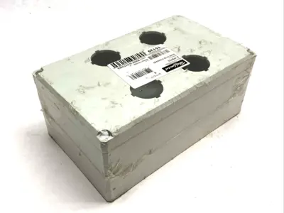Q4PBPCD | Hoffman  QLine D Pushbutton Enclosure Type 4X 4PBx30.5mm Light Gray - New