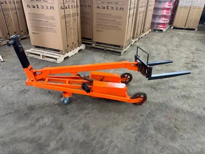 EINGP PHT620 Hand Push Portable Electric Forklift ? 620 LB Capacity