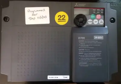 Used Mitsubishi Electric Mitsubishi FR-D740-012-NA Variable Speed Drives US | Infinity wholesale & Supply LLC #1305823