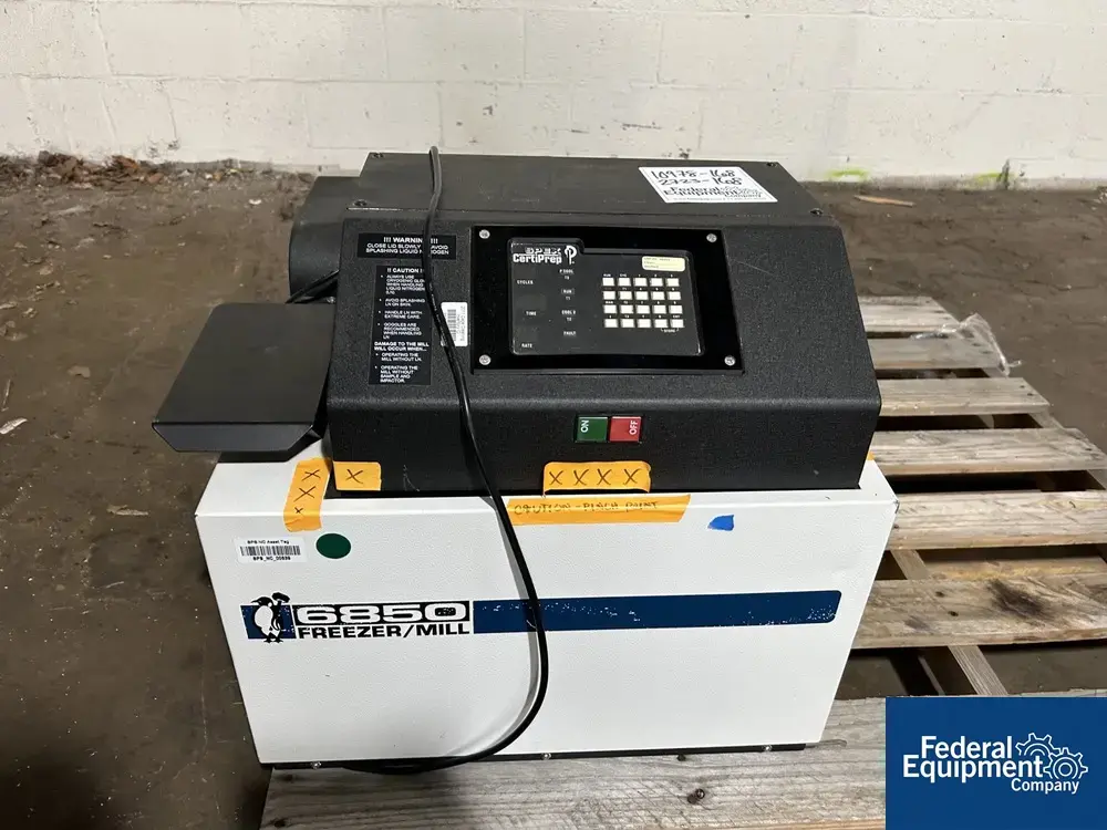 Used SPEX Spex Cryomill, Model 6850 Miscellaneous Laboratory Equipment Ohio US | Federal Equipment Company #1337661