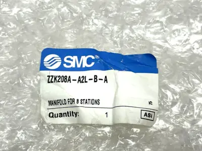 ZZK208A-A2L-B-A | SMC  Manifold Side Blocks for 8 Stations - New – Open Box