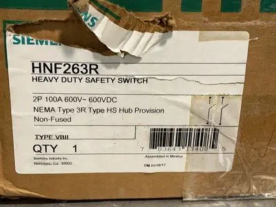 New | in-Stock SIEMENS HNF263R Switchgears Ohio US | HGR 24 #1278541