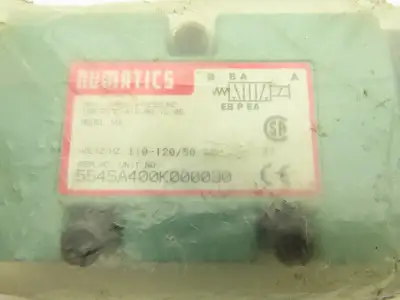 Numatics 554SA400K000030 Pneumatic Air Valve 5 port 4 Way Single 110V Coil
