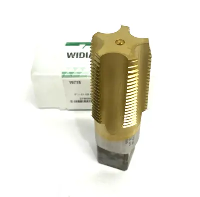 USED WIDIA TAPER PIPE TAP 5-FLUTE NPT/NPTF 1" - 11-1/2 TIN COAT 19778