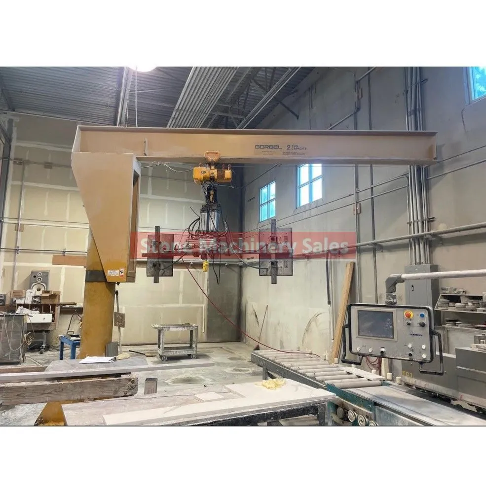Gorbel 2 ton Jib Crane 16' Reach & Hoist