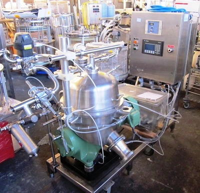 Westfalia SB 7-06-076 clarifier centrifuge, 316SS.