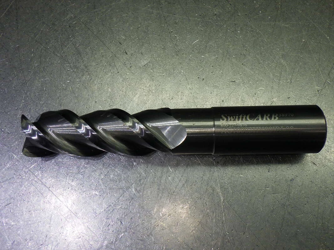 SwiftCarb 1" 3 Flute Carbide Endmill for Aluminum .120R AC10003HY00IRL00 (LOC310)