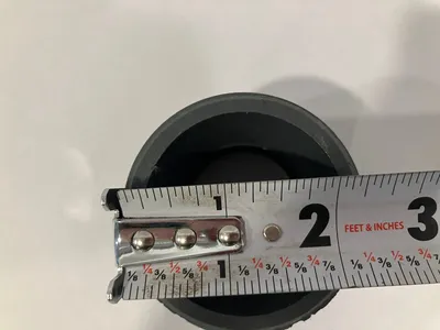 USED NIBCO 2" X 1-1/4" REDUCER BUSHING PVC-I NSF 2"LENGTH, 2-1/2" HEX