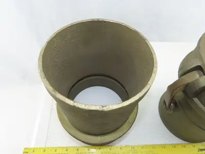 6C Type C  Brass 6" Camlock Coupling Fitting Male And Female Set Missing Seal