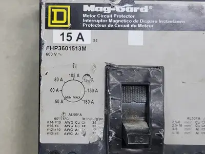 USED SQUARE D FHP3601513M