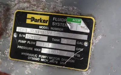 USED PARKER FILTRATION H1B1.3T30ROR2/13