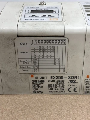 Used SMC EX-250-SDN1 Transistors Indiana US | J&J Industrial Supply #1368420