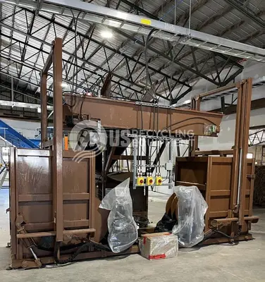 USED 2023 GRANVILLE EQUIPMENT SYSTEMS TWO (2) 60" VERTICAL BALERS WITH CONVEYORS & SCALES
