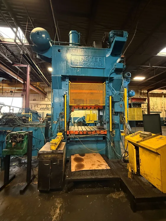 Used MINSTER S2-200-48-36 Straight Side Presses Michigan US | Rygate LLC #871001