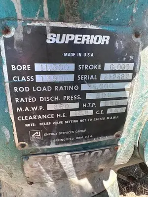 USED WHITE SUPERIOR MW-64