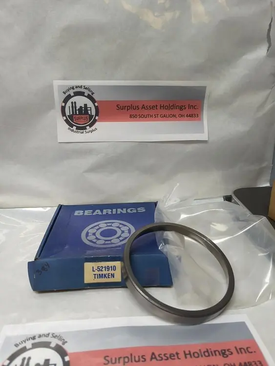 New | in-Stock TIMKEN L-521910 Bearings | Surplus Asset Holdings #1196090