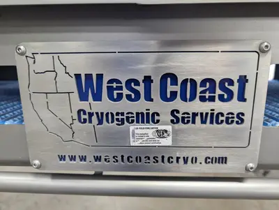 West Coast Cryogenic Services SS Decline Conveyor