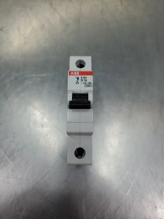 Used ABB S201-D16 Miniature Circuit Breaker, 1P, 16A Circuit Breakers South Carolina US | Palmetto Automation #1151438