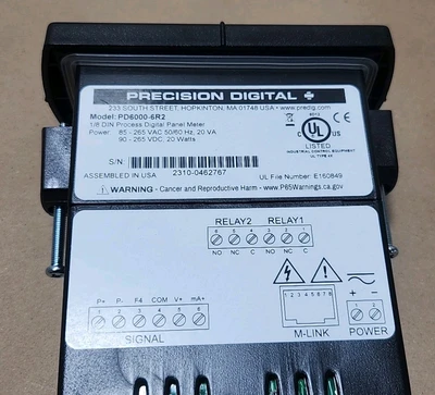 NEW Precision Digital PD6000-6R2