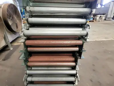 120 x 18 x 2.5 in. Roller Conveyor
