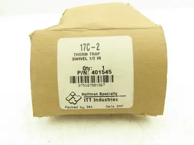 Hoffman Specialty 17C-2 1/2" Swivel Balanced Pressure Thermostatic Steam Trap