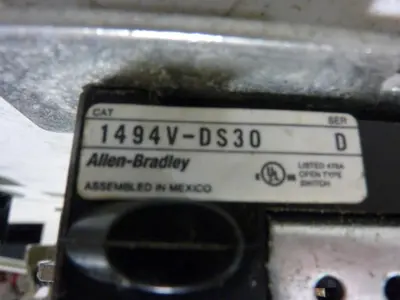 USED ALLEN BRADLEY 1494V-DS30 SER D