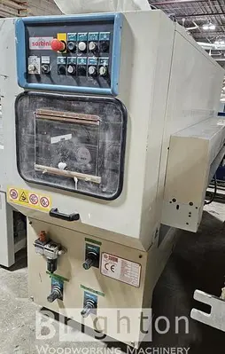 USED 2009 CEFLA MITO USED AUTOMATIC SPRAY FINISHING SYSTEM C/W SORBINI CLEANING BRUSH MACHINE