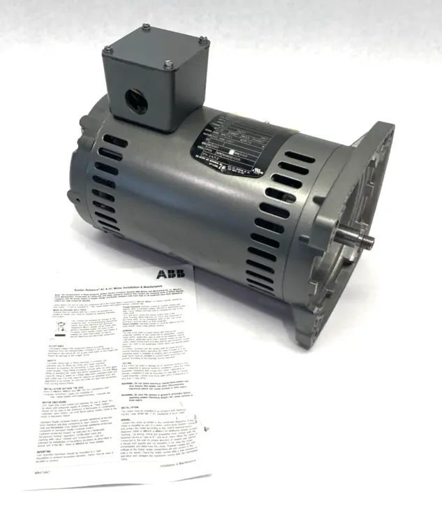 Used Baldor-Reliance, ABB Electric Motor 3-Phase 0.5HP 3450rpm 34N431S937G2 A.C. Motors Michigan US | Maverick Industrial Sales #1391891