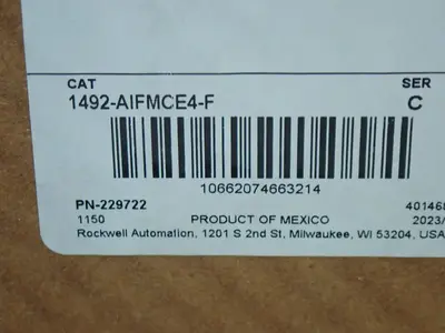 New | in-Stock ALLENBRADLEY 1492AIFMCE4F Fuses | HGR 24 #736938