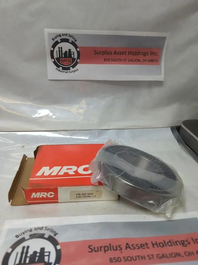 New | in-Stock MRC 216-SZZ/0023 Bearings | Surplus Asset Holdings #1198220