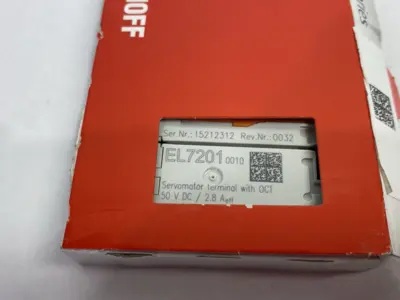 New | in-Stock Beckhoff Rev 0032 EtherCAT Terminal 1-Ch. Motion Interface Servomtr PLC Processors Michigan US | Maverick Industrial Sales #1459761